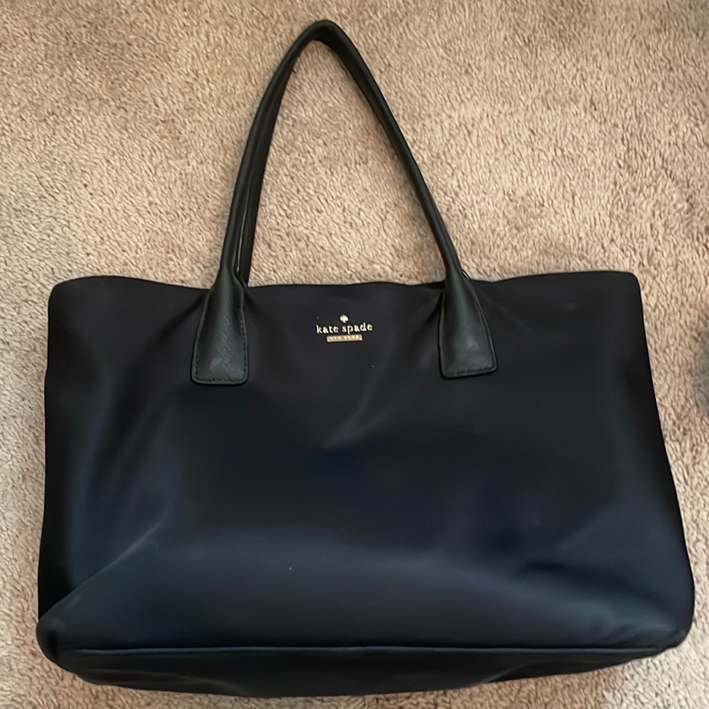 Kate Spade Black Nylon Shoulder Bag